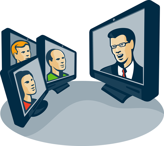 host a webinar illustration